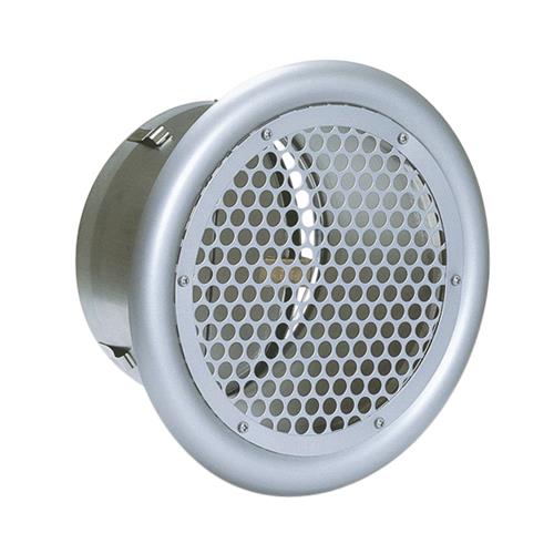 外壁用ステンレス製換気口 (フラットグリル) 丸パンチング型8Φ X PITCH10 防火ダンパー付 大口径 <SPD250SC>