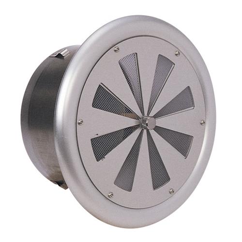 室内用換気口(アルミ製レジスター) アルミニウム製 防虫網付 スライド 式防火ダンパー付 <SLD>