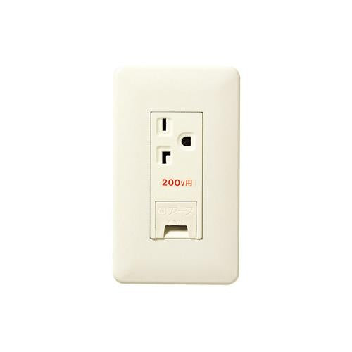 埋込15A・20A兼用埋込アースターミナル付接地コンセント(フラット型)(250V)(モダンプレート付) <WNP1932MWP>