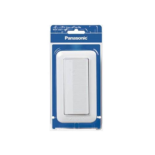 コスモシリーズワイド21 埋込スイッチB(片切)(プレート付)(ホワイト) <WTP50011WP>