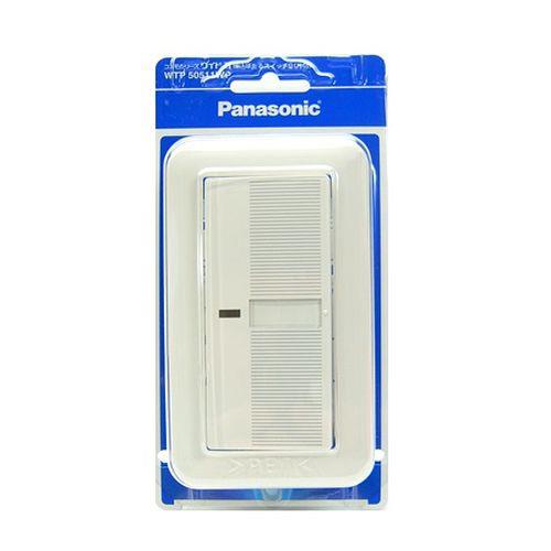 コスモシリーズワイド21 埋込ほたるスイッチB(片切)(プレート付)(ホワイト) <WTP50511WP>