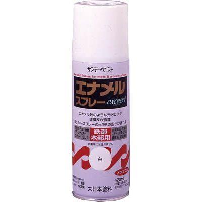 サンデーペイント エナメルスプレーEX 420ml つや消し黒 23N1A