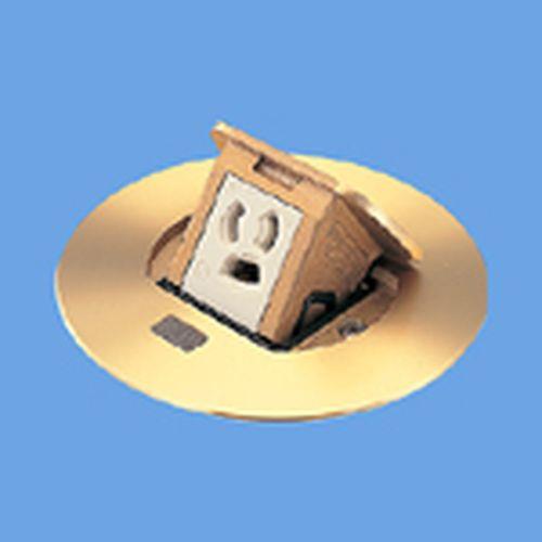 アップコンフラットゴールド 丸型抜止アース付 <DU5656PK>