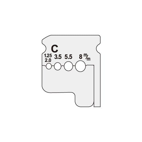 ワイヤーストリッパー 替刃 ＜DIV-208KP＞