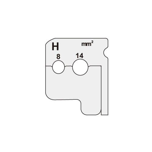 ワイヤーストリッパー 替刃 <DIV-814KP>