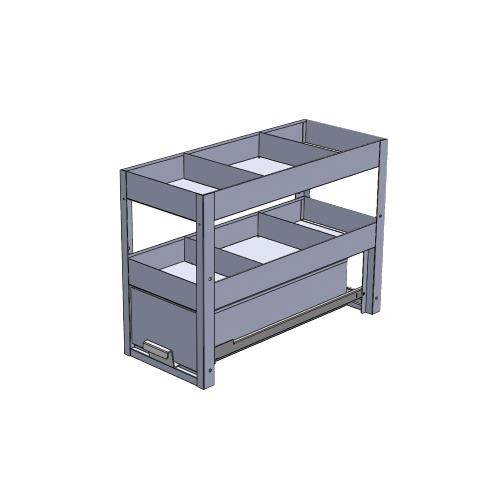 バンキャビネット(サイド棚) ＜SCT-S03＞