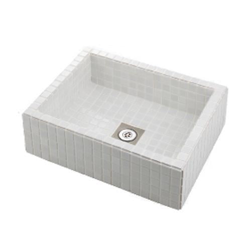 水栓柱パン(タイル張リ・白) ＜624-970＞