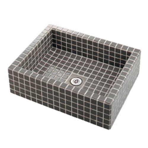 水栓柱パン(タイル張リ・灰緑) <624-971>