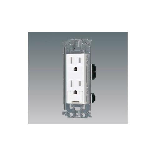アースターミナル付接地ダブルコンセント <WTL11323W>