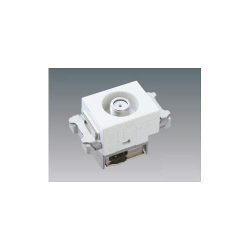 埋込ホーム用高シールドテレビターミナル(ホワイト) <WCS3013W>