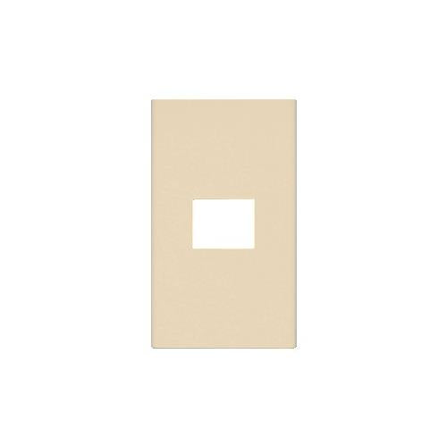 コンセントプレート(1コ用)(スクエア)ベージュ <WTF8001F>