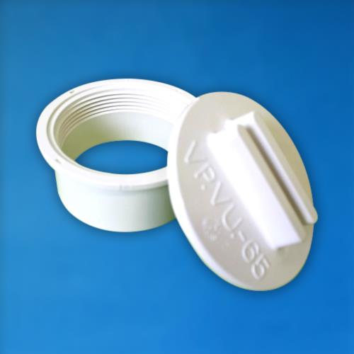 カラー継手 掃除口(ツマミ式) <VCO>