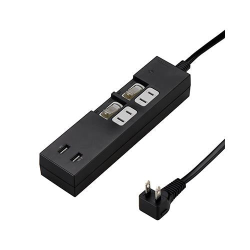 個別スイッチ付2AC2USB3.4A2m <Y02KS4222U>