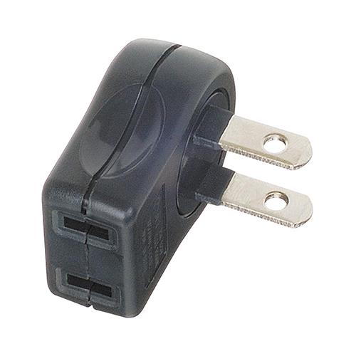 L型プラグアダプター横1個口 <Y02SA01>