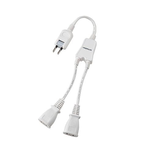 ACアダプター用2分配延長コード2個口 <Y02V2002WH>