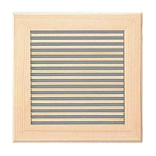 天井埋込換気扇用ルーバー 格子タイプ・天然木(杉) 17cm <FY-L15>