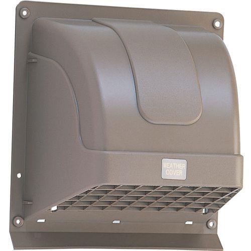 ウェザーカバー 格子付 ブラウン 15cm <WK>