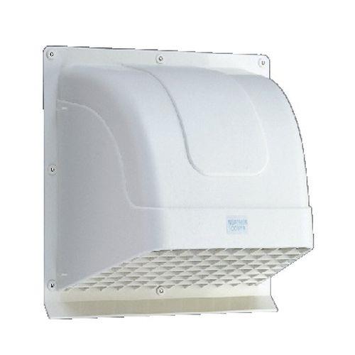 ウェザーカバー 格子付 ホワイト 20cm <WK>