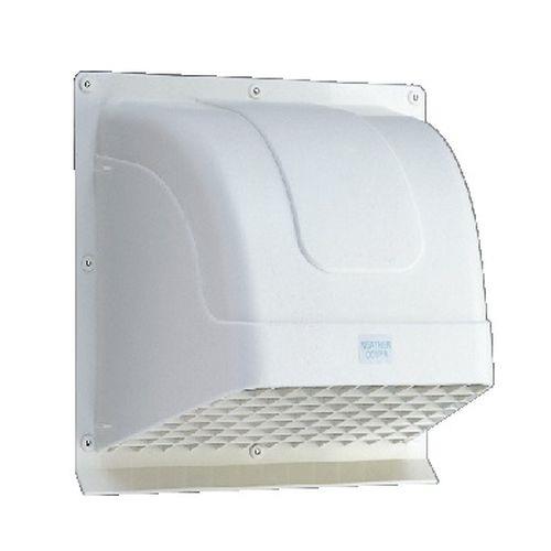 ウェザーカバー 格子付 ホワイト 25cm <WK>