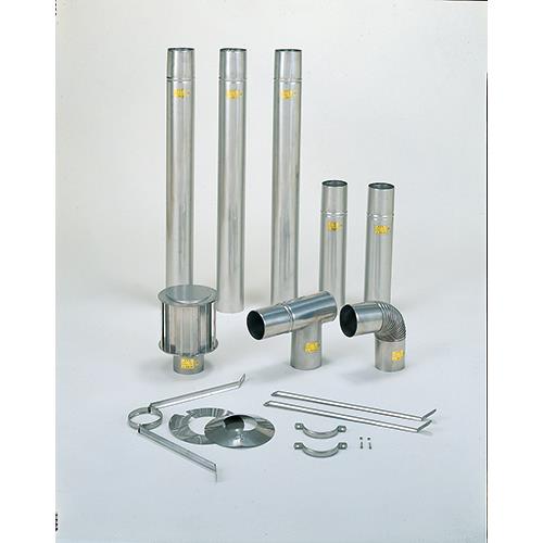 SUS304 ステンレスCF用排気筒セット