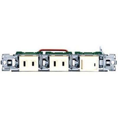 器具用フルカラー3P コンセント×2、スイッチB×1 シロ <WCF2113W>