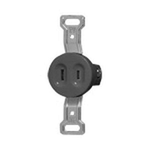 機器用埋込コンセント ブラック <WCF51025BK>