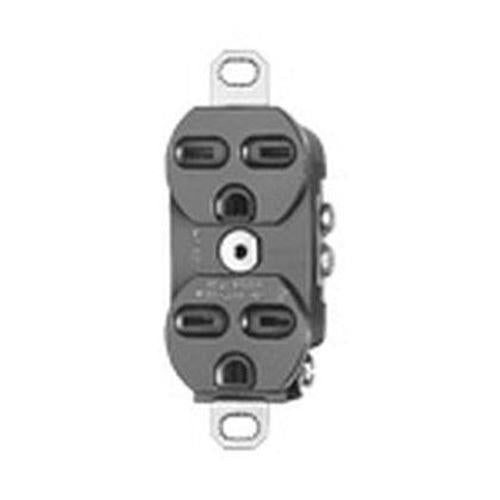 機器用埋込ダブルコンセント ブラック <WCF53013B>