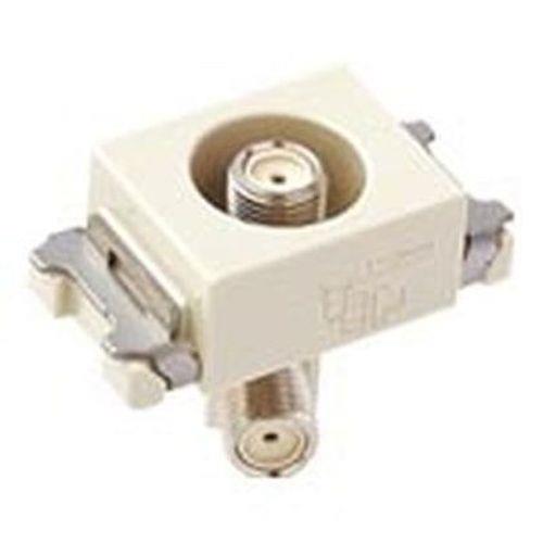 フルカラー埋込高シールドテレビターミナル ミルキーホワイト <WCS3814>