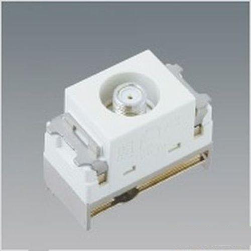 埋込ホーム用高シールドテレビコンセント ホワイト <WCS4712W>