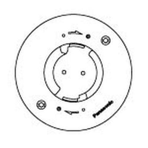 引掛埋込ローゼット(ミルキーホワイト) <WG6001WK>