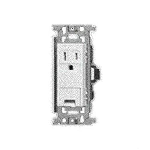 埋込アースターミナル付接地コンセント(フラット型)グレー <WN1131H>