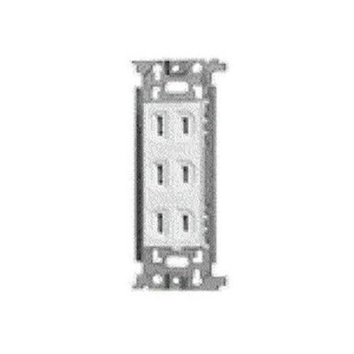 埋込トリプルコンセント(グレー) <WN1503H>