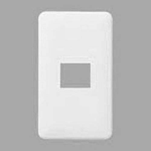 フルカラーモダンプレート1個用(標準プレート)ホワイト <WN6001SW>