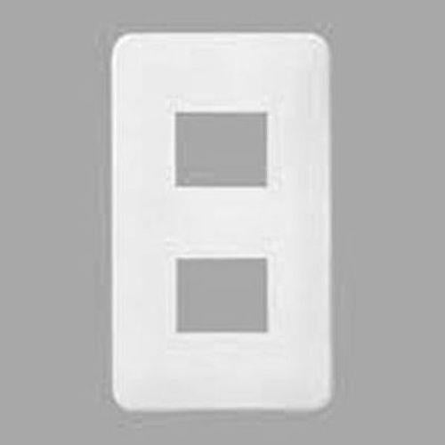 フルカラーモダンプレート2個用(標準プレート)ホワイト <WN6002SW>