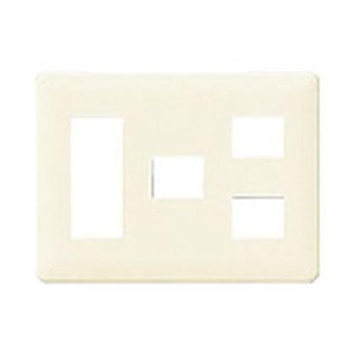 フルカラーモダンプレート6個用(3個+1個+2個用)標準プレート(ミルキーホワイト) <WN6076W>