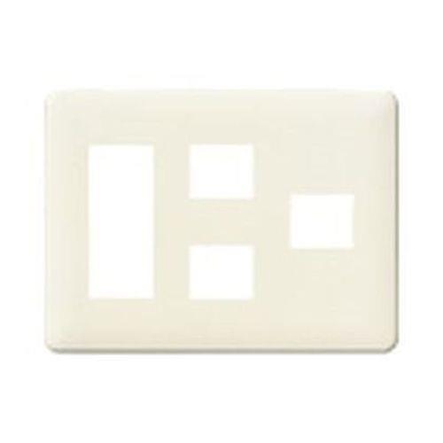 フルカラーモダンプレート6コ用(3コ+2コ+1コ用)ミルキーホワイト <WN6086W>