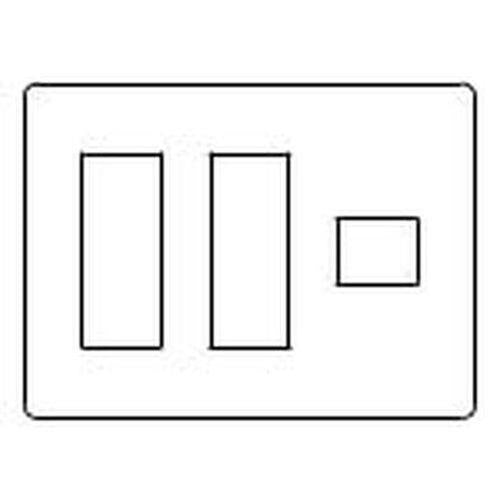 フルカラー新金属プレート2型7個用 <WN6507K>