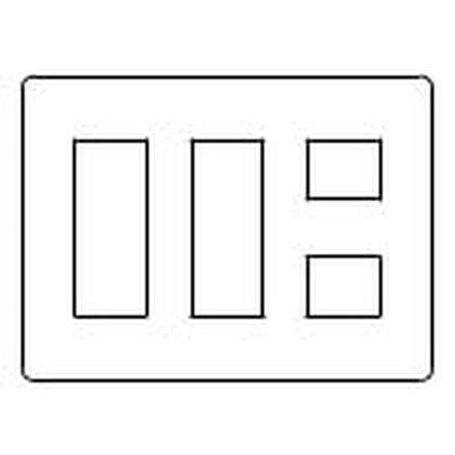 フルカラー新金属プレート2型8個用 <WN6508K>