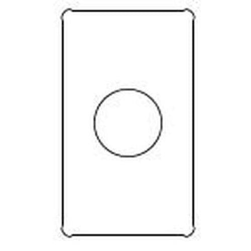 フルカラー新金属埋込φ41コンセントプレート2型 <WN65549>