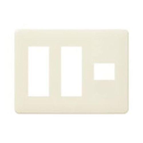 フルカラー簡易耐火用モダンプレート7個用(ミルキーホワイト) <WN6707W>