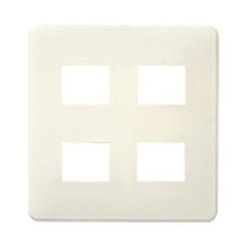 フルカラーワンタッチモダンプレート4個用(ミルキーホワイト) <WN6804WK>