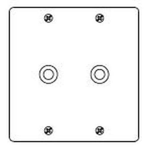 フルカラー新金属電話線プレート2連 <WN7582>