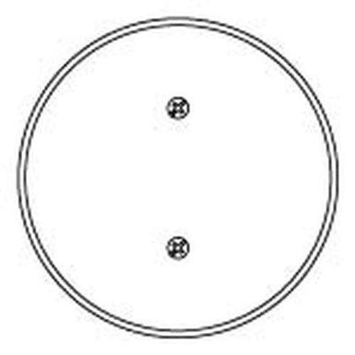 フルカラーステンレス防雨丸型カバープレート <WN7640K>