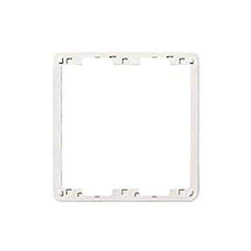 フルカラーモダン並型継枠2連(ミルキーホワイト) <WN8073W>