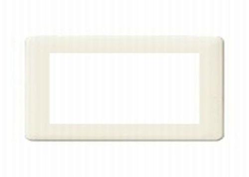フルカラー5連接穴モダンプレート(ミルキーホワイト) <WN8605W>