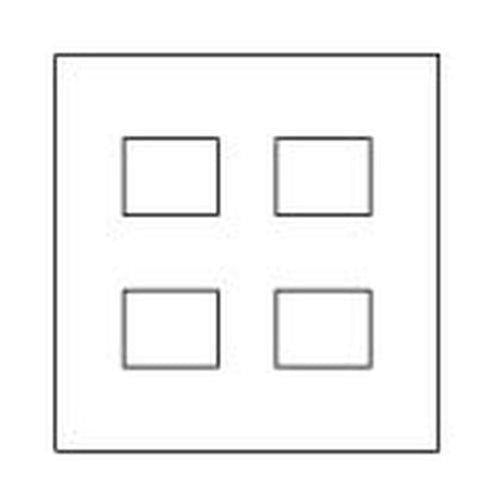 コスモシリーズコンセントプレート <WTF8004>