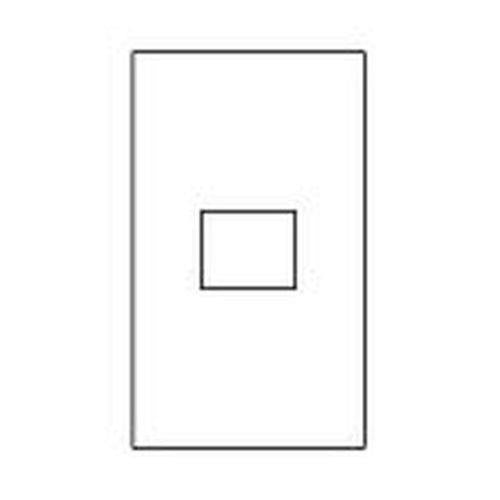 コスモシリーズ腰高コンセントプレート <WTF8051>