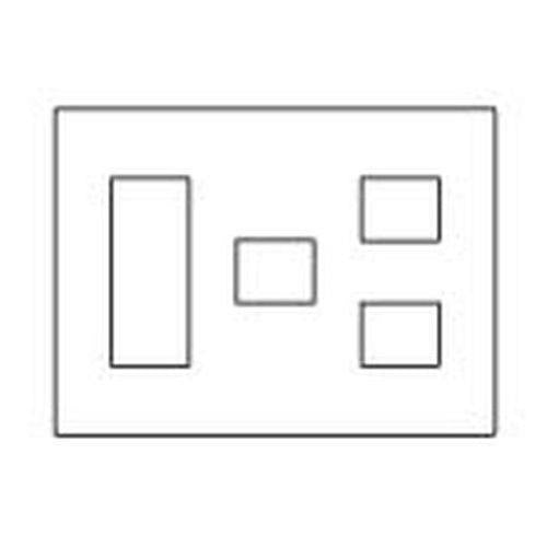 コスモシリーズコンセントプレート <WTF8076>