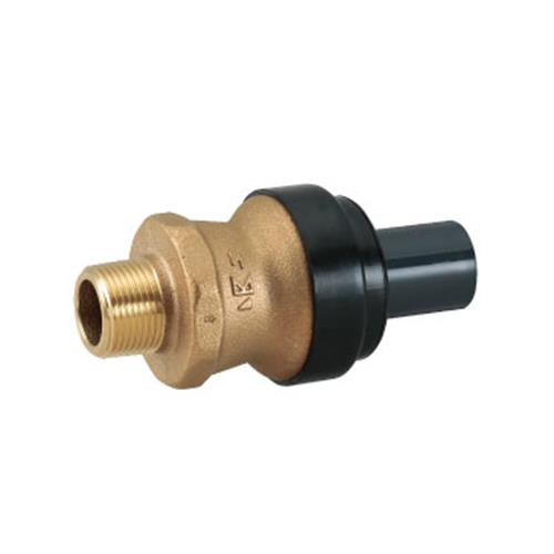 青銅製水道用硬質ポリ塩化ビニル管継手(伸縮可とう式)銅管用おねじ付ソケット <WJW-OS>