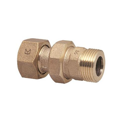 青銅製単式逆止弁2形袋ナット(上水ねじ)x平行おねじ ＜WN-UG＞